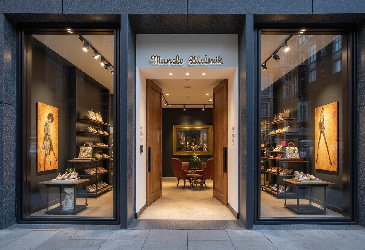Manolo Blahnik’s New Harrods Boutique Features 300 of the Legendary Designer’s Shoe Sketches